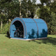 VidaXL tente de vélo avec toit avec rangement bleu 256 x 222 x 182 cm