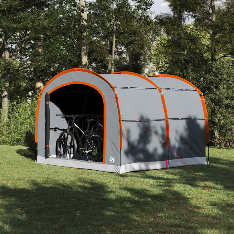 Tente Vidaxx avec toit gris et orange 268 x 240 x 191 cm polyester