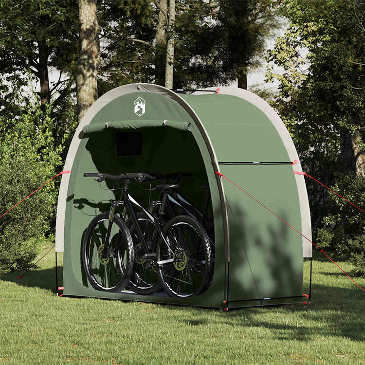 Vidaxx tente vélo avec toit avec rangement vert 210 x 90 x 174 cm