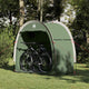Vidaxx tente vélo avec toit avec rangement vert 210 x 90 x 174 cm