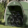 Vidaxx tente vélo avec toit avec rangement vert 210 x 90 x 174 cm
