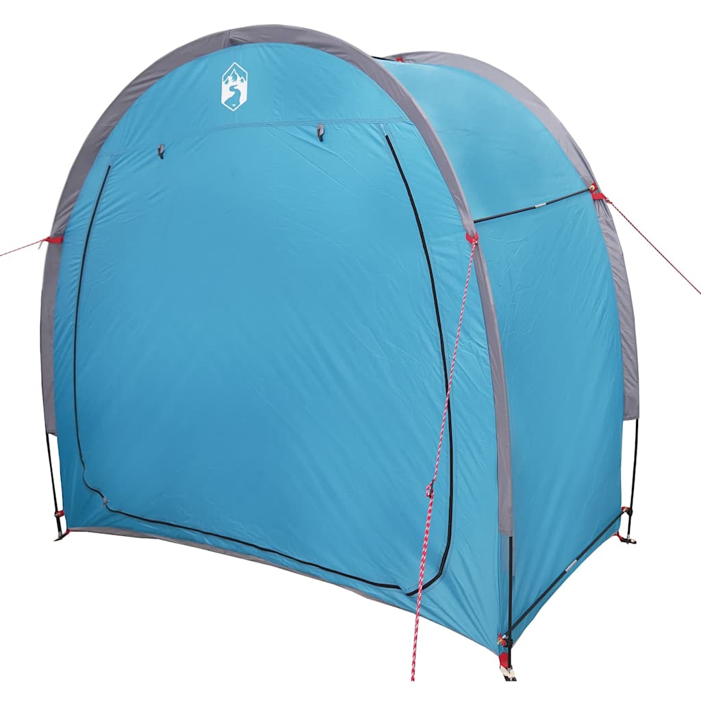 Vidaxxl tente vélo avec toit avec rangement bleu 210 x 90 x 174 cm