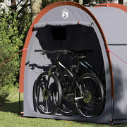 VidaXL tente vélo avec toit avec rangement gris et orange 210 x 90 x 174 cm - afbeelding 3
