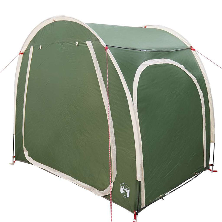 Vidaxx tente vélo avec toit avec rangement vert 218 x 156 x 180 cm