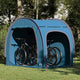 VidaXL tente de vélo avec toit avec rangement bleu 218 x 156 x 180 cm