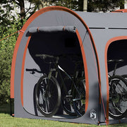 VidaXL tente vélo avec toit avec rangement gris et orange 218 x 156 x 180 cm - afbeelding 3