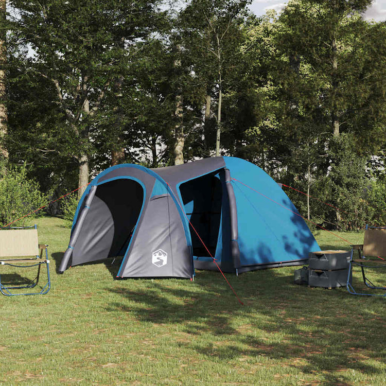 Vidaxx tente dôme dôme avec toit avec rangement bleu 384 x 254 x 170 cm