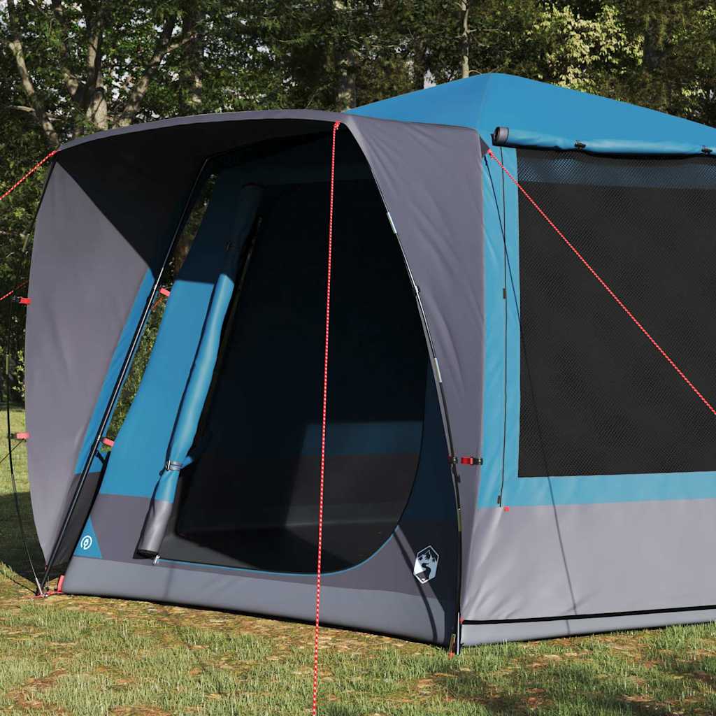 VidaXL tente de camping avec toit bleu 420 x 420 x 227 cm polyester