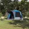 VidaXL tente de camping avec toit bleu 420 x 420 x 227 cm polyester