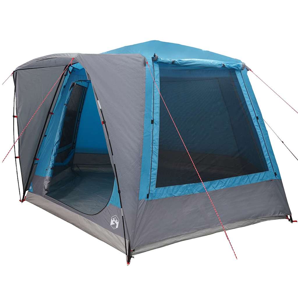 VidaXL tente de camping avec toit bleu 420 x 420 x 227 cm polyester