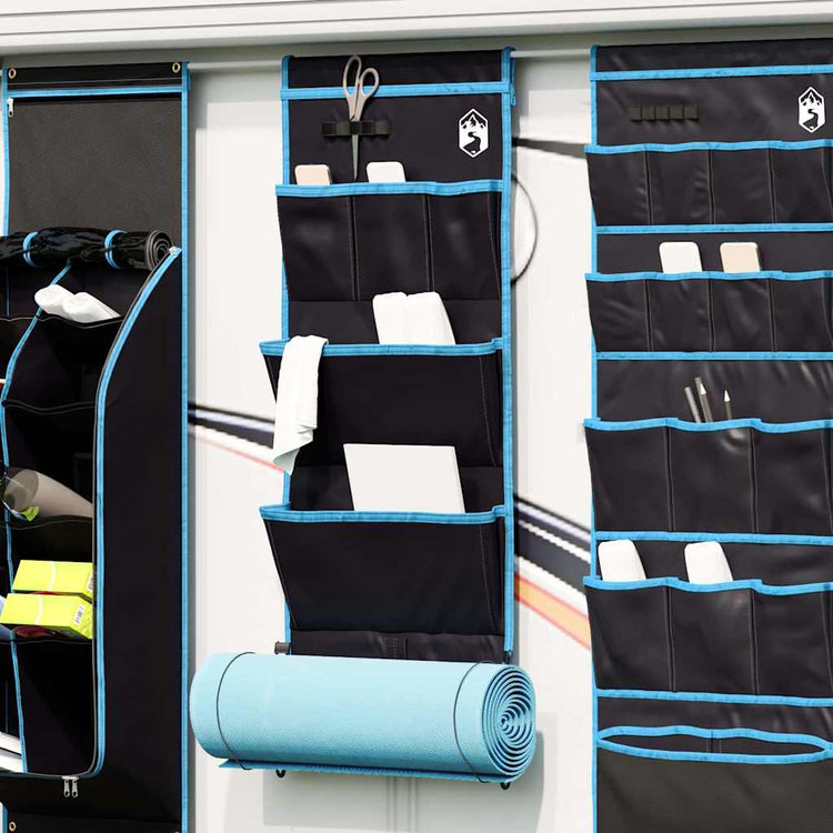 Vidaxx sac de rangement avec rangement noir et bleu 91 x 47,5 cm oxford