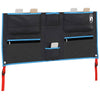 VidaXL sac de rangement avec rangement noir et bleu 98 x 47 cm oxford