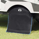 Vidaxl enjoliveur noir et bleu 108 x 76 cm oxford