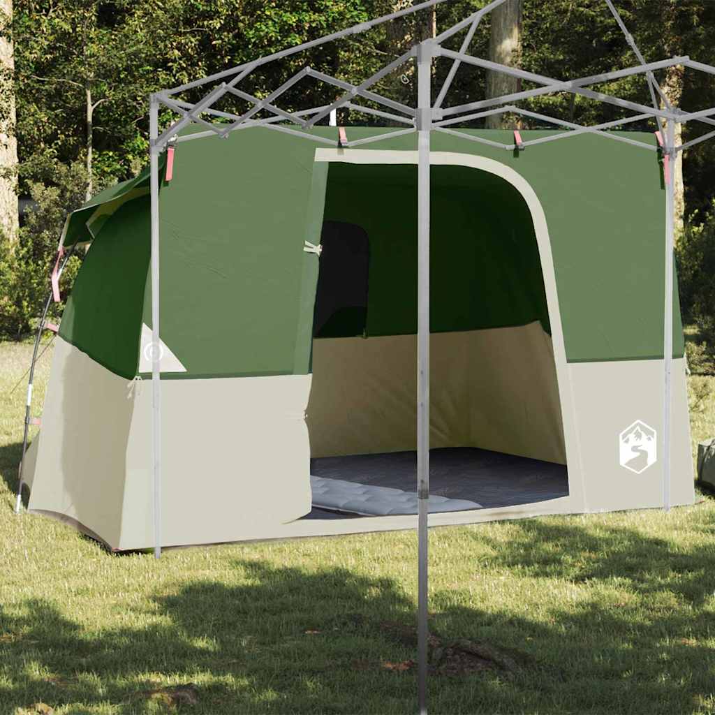 VidaXL tente intérieure avec toit avec rangement vert 280 x 220 x 176 cm taffetas