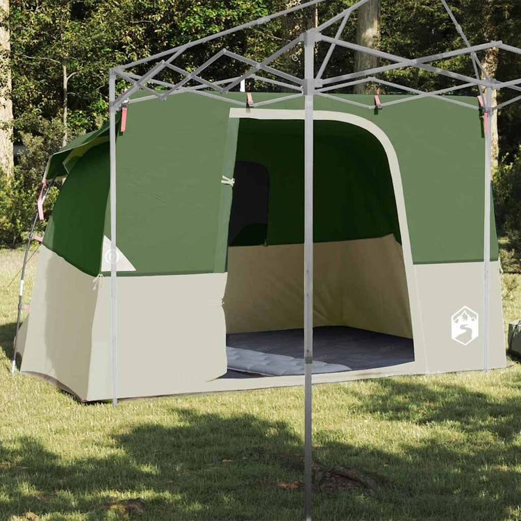 VidaXL tente intérieure avec toit avec rangement vert 280 x 220 x 176 cm taffetas