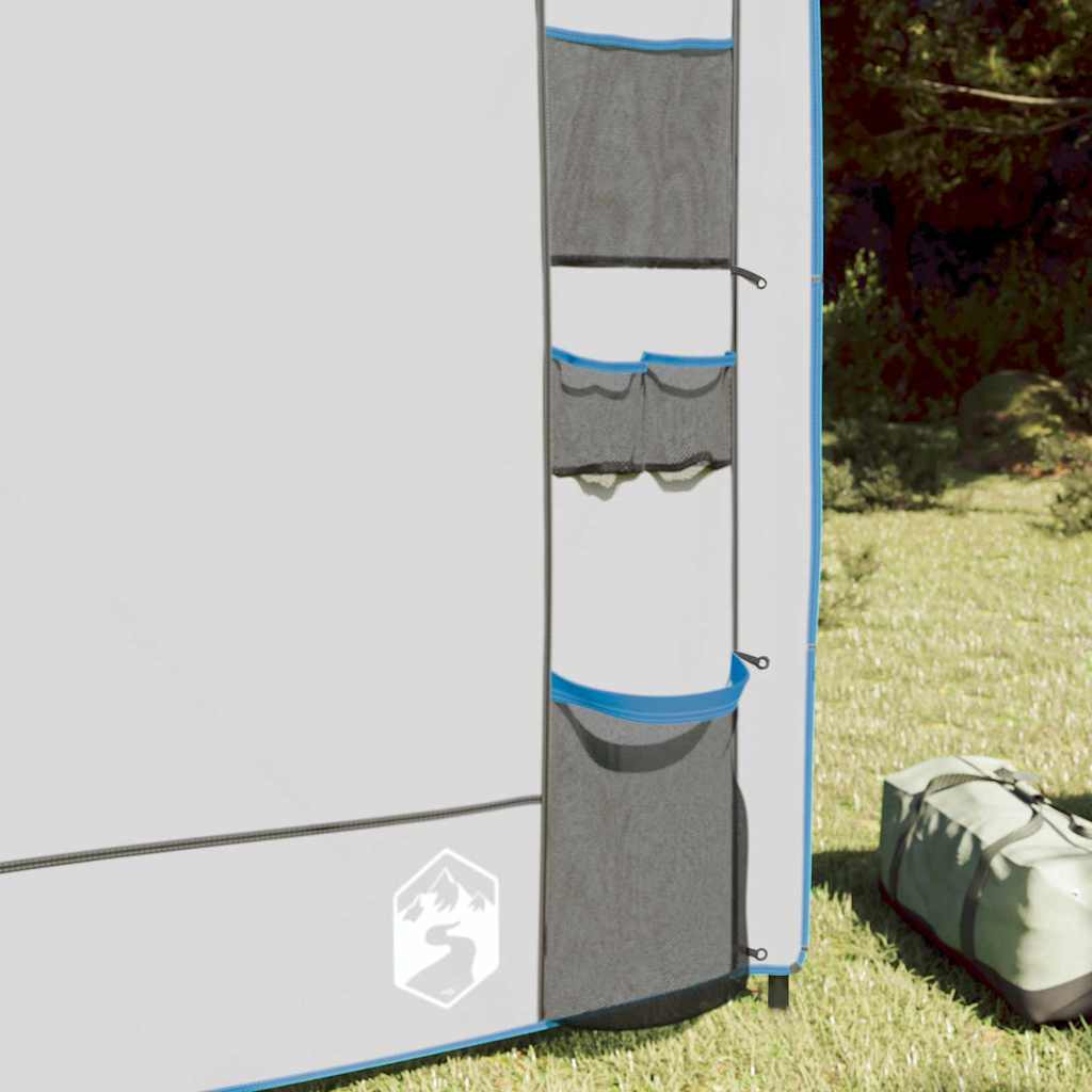 Vidaxx organisateur de tente suspendue gris et bleu 320 x 182 cm oxford