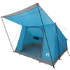 VidaXL tente de camping avec toit avec rangement bleu 282 x 225 x 154 cm taffetas