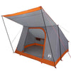 VidaXL tente de camping avec toit gris et orange 282 x 225 x 154 cm taffetas