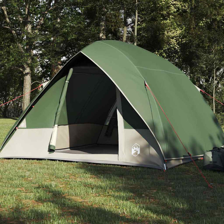 VidaXL tente de camping avec toit avec rangement vert 320 x 275 x 190 cm taffetas