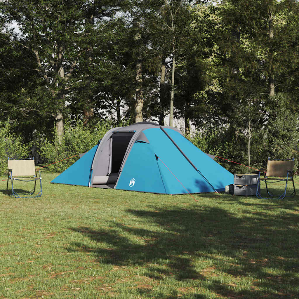 Vidaxx tente tunnel avec toit avec rangement bleu 510 x 240 x 156 cm taffetas