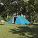 Vidaxx tente tunnel avec toit avec rangement bleu 510 x 240 x 156 cm taffetas