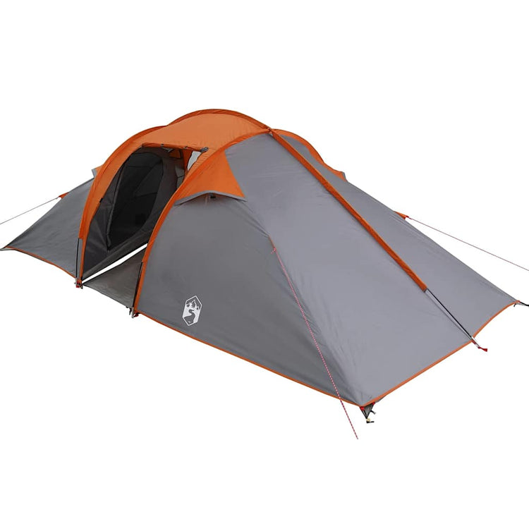 Tente tunnel Vidaxx avec toit gris et orange 510 x 240 x 156 cm taffetas