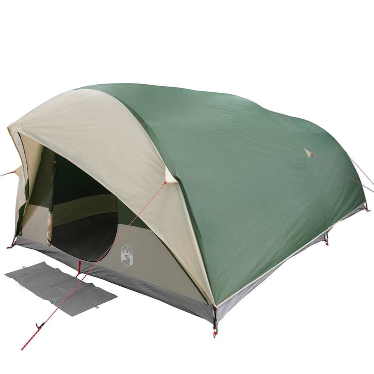 VidaXL tente tunnel avec toit avec rangement vert 500 x 348 x 200 cm taffetas