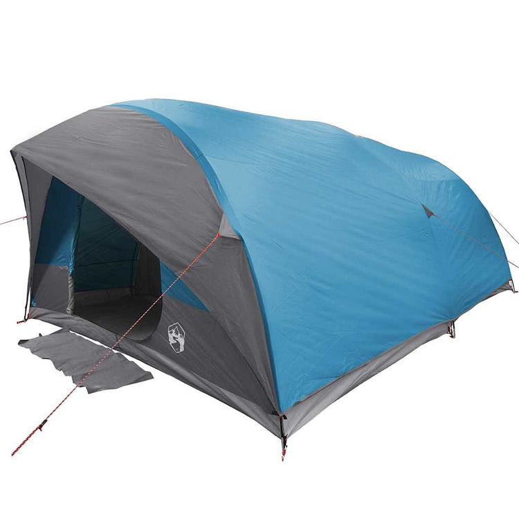 VidaXL tente tunnel avec toit avec rangement bleu 500 x 348 x 200 cm taffetas