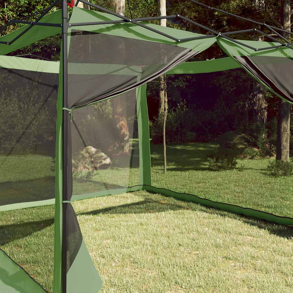 VidaXL tente intérieure avec toit avec rangement vert 303 x 303 x 196 cm taffetas