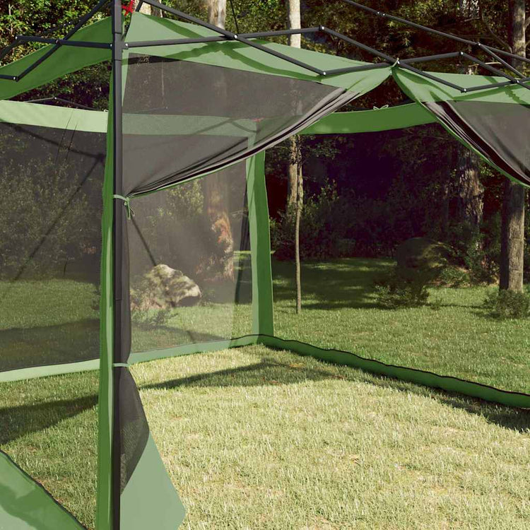 VidaXL tente intérieure avec toit avec rangement vert 303 x 303 x 196 cm taffetas