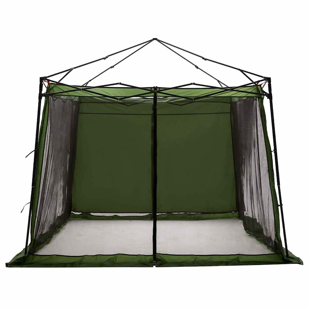 VidaXL tente intérieure avec toit avec rangement vert 303 x 303 x 196 cm taffetas