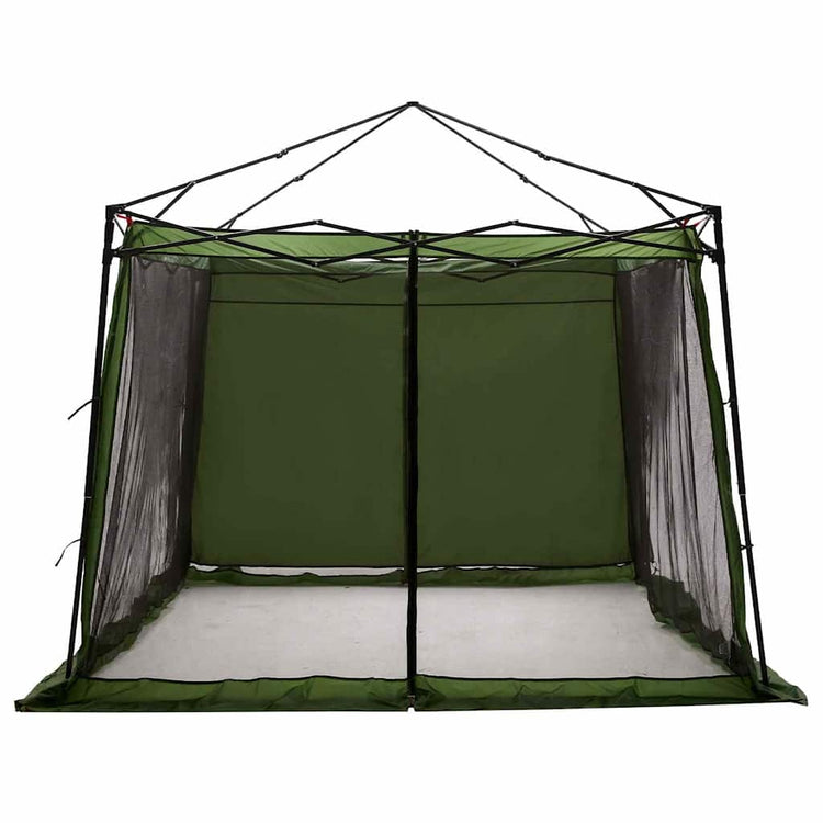 VidaXL tente intérieure avec toit avec rangement vert 303 x 303 x 196 cm taffetas