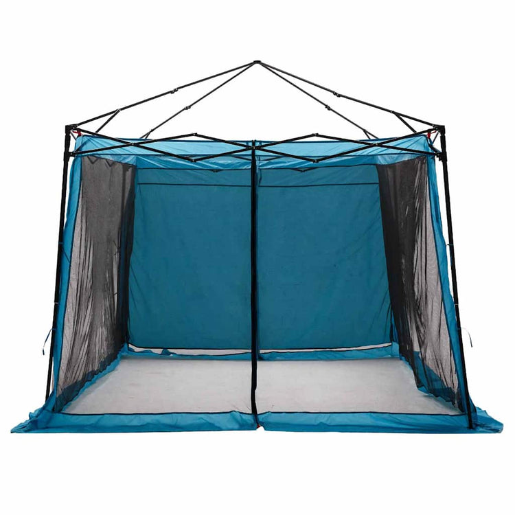 VidaXL tente intérieure avec toit avec rangement bleu 303 x 303 x 196 cm taffetas