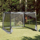 Tente intérieure VidaXL avec toit gris et orange 303 x 303 x 196 cm taffetas