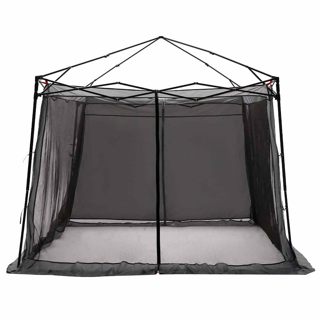 Tente intérieure VidaXL avec toit gris et orange 303 x 303 x 196 cm taffetas