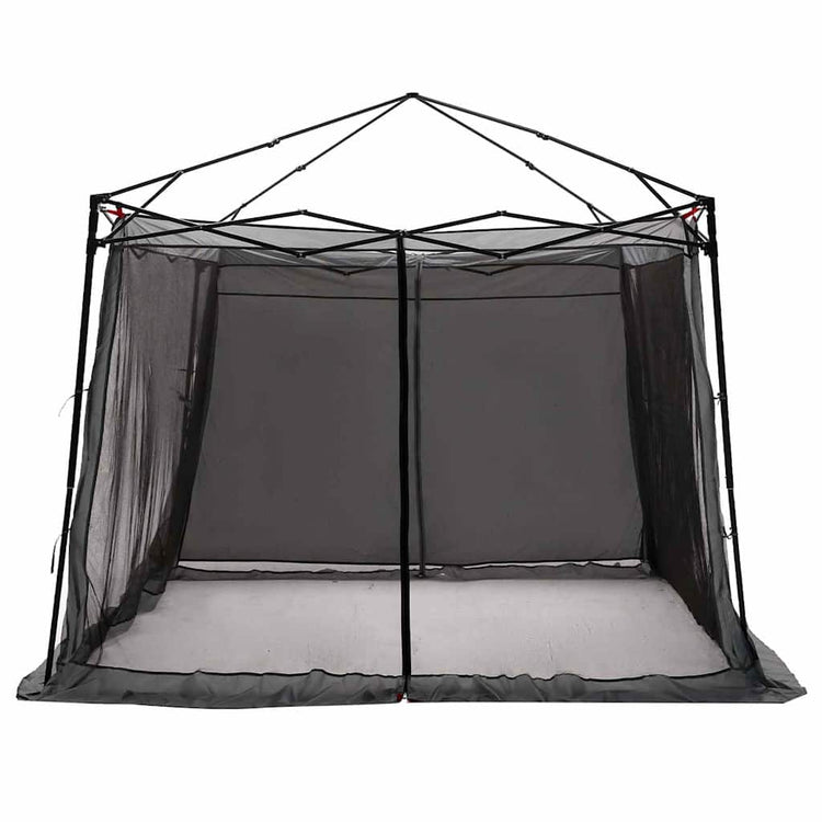 Tente intérieure VidaXL avec toit gris et orange 303 x 303 x 196 cm taffetas