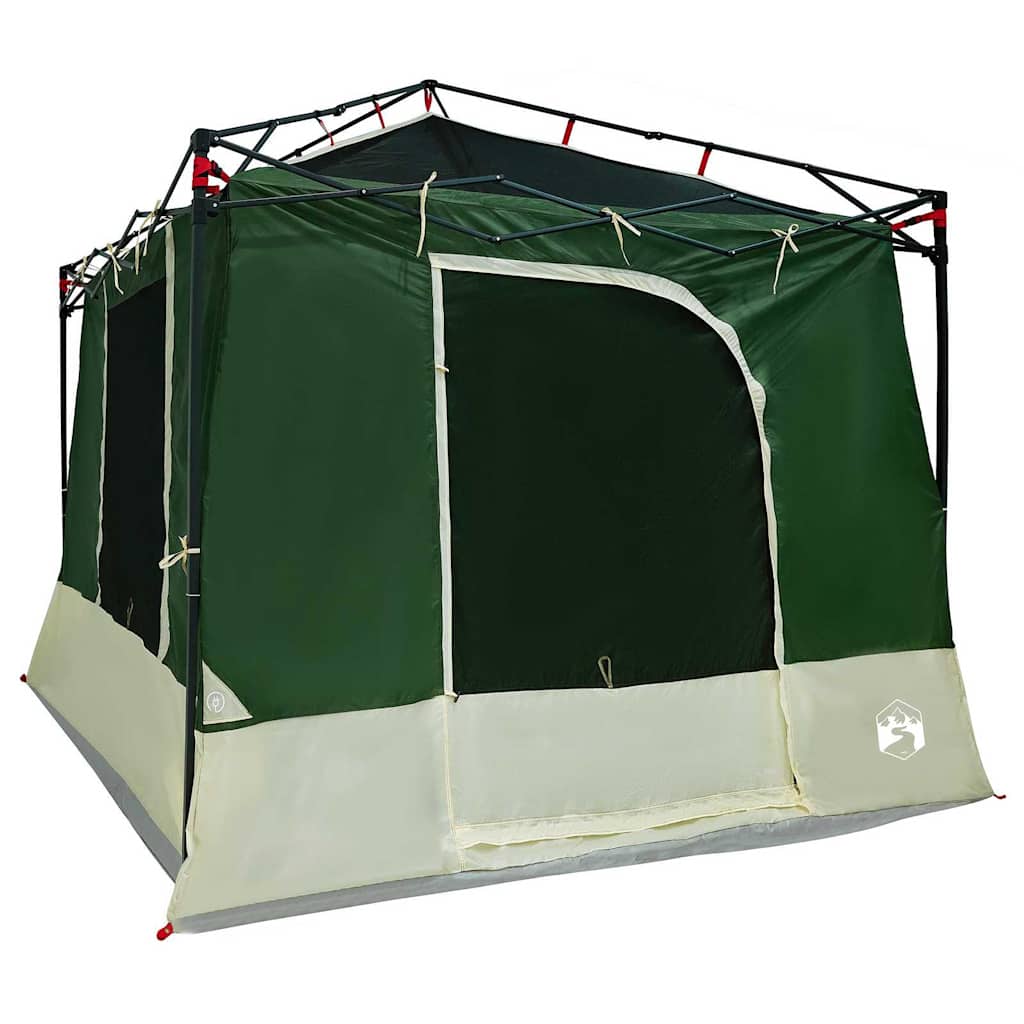 VidaXL tente intérieure avec toit avec rangement vert 290 x 288 x 234 cm taffetas