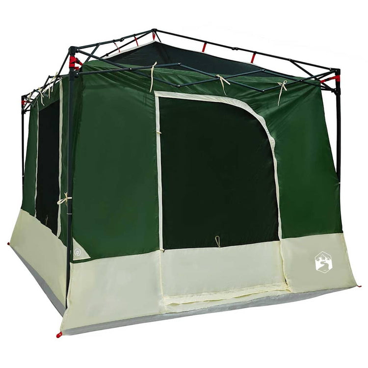 VidaXL tente intérieure avec toit avec rangement vert 290 x 288 x 234 cm taffetas
