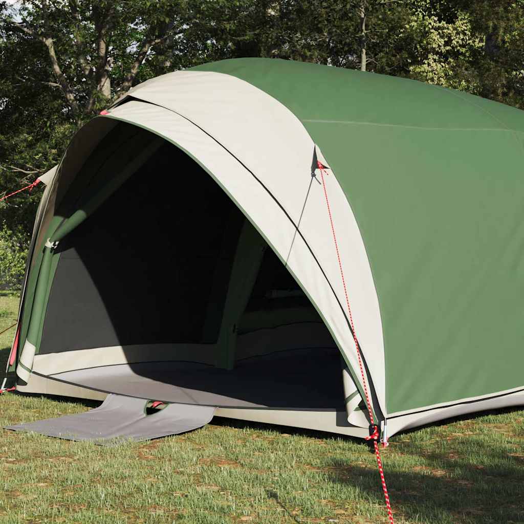 Vidaxx tente tunnel avec toit avec rangement vert 410 x 285 x 198 cm taffetas