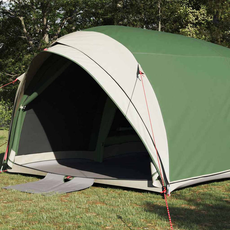 Vidaxx tente tunnel avec toit avec rangement vert 410 x 285 x 198 cm taffetas