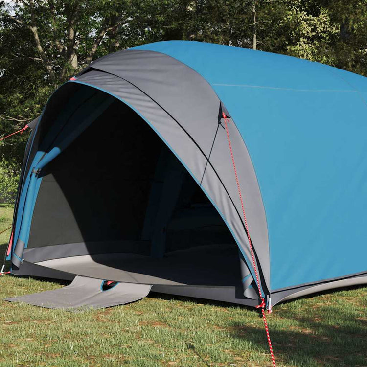 Vidaxx tente tunnel avec toit avec rangement bleu 410 x 285 x 198 cm taffetas
