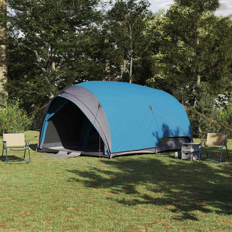 Vidaxx tente tunnel avec toit avec rangement bleu 410 x 285 x 198 cm taffetas