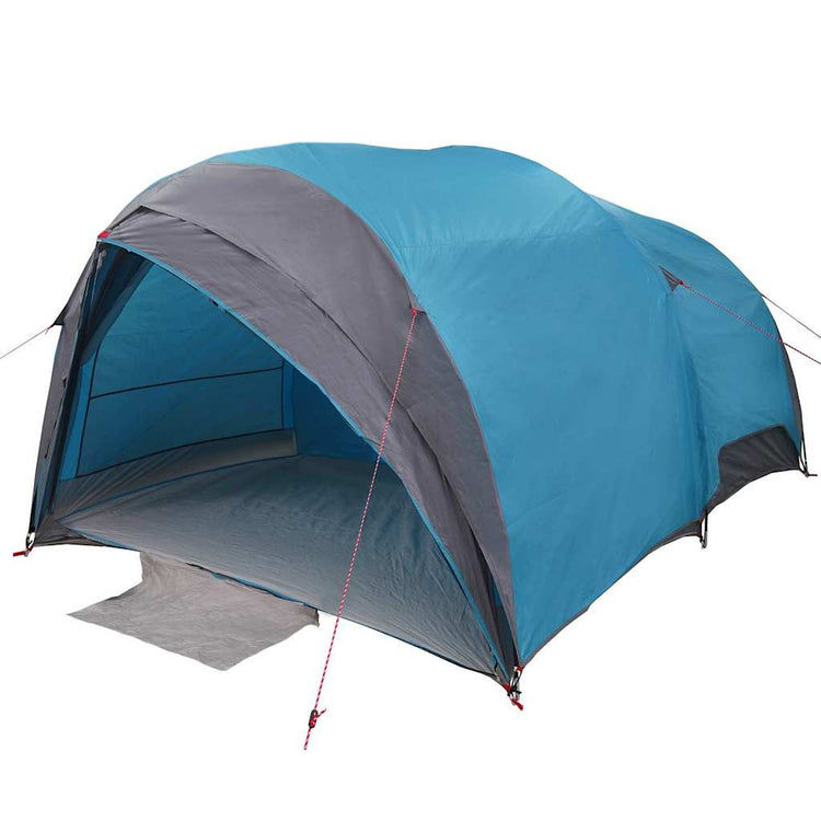 Vidaxx tente tunnel avec toit avec rangement bleu 410 x 285 x 198 cm taffetas