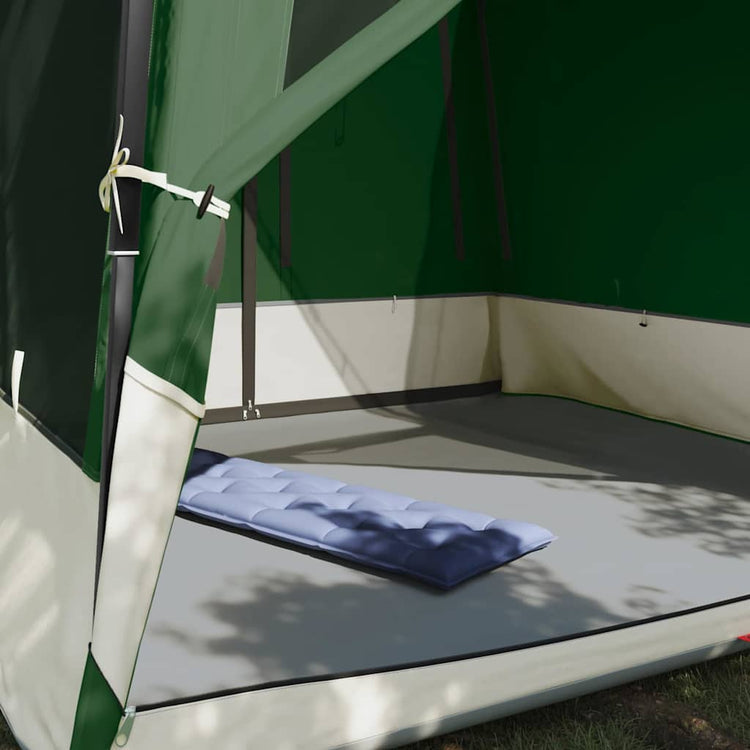 Vidaxx tente intérieure avec toit avec rangement vert 291 x 291 x 240 cm taffetas