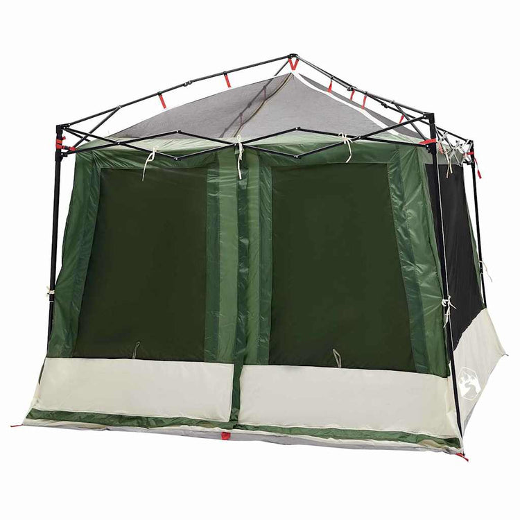 Vidaxx tente intérieure avec toit avec rangement vert 291 x 291 x 240 cm taffetas