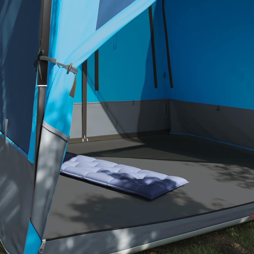VidaXL tente intérieure avec toit avec rangement bleu 291 x 291 x 240 cm taffetas
