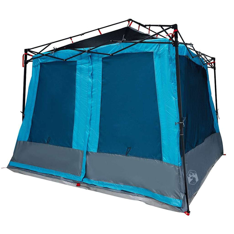 VidaXL tente intérieure avec toit avec rangement bleu 291 x 291 x 240 cm taffetas