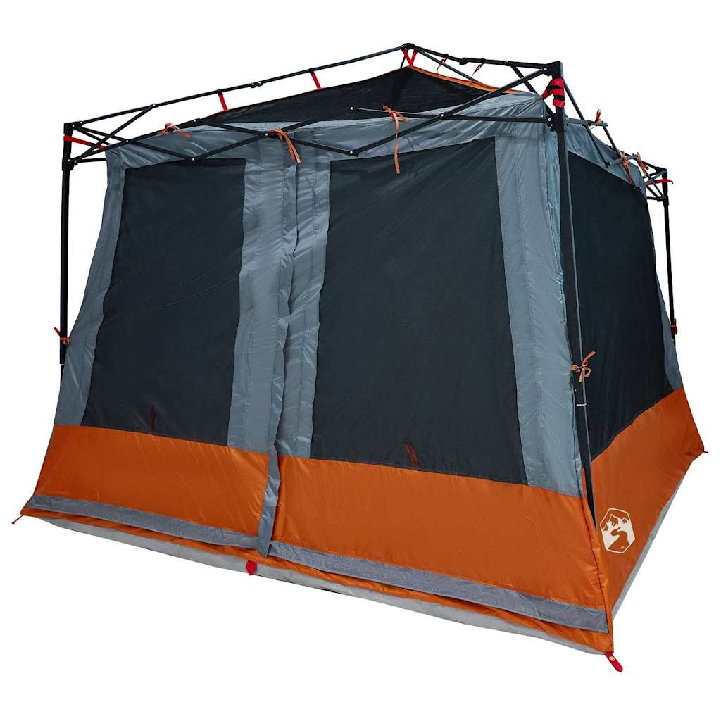Tente intérieure VidaXL avec toit gris et orange 291 x 291 x 240 cm taffetas
