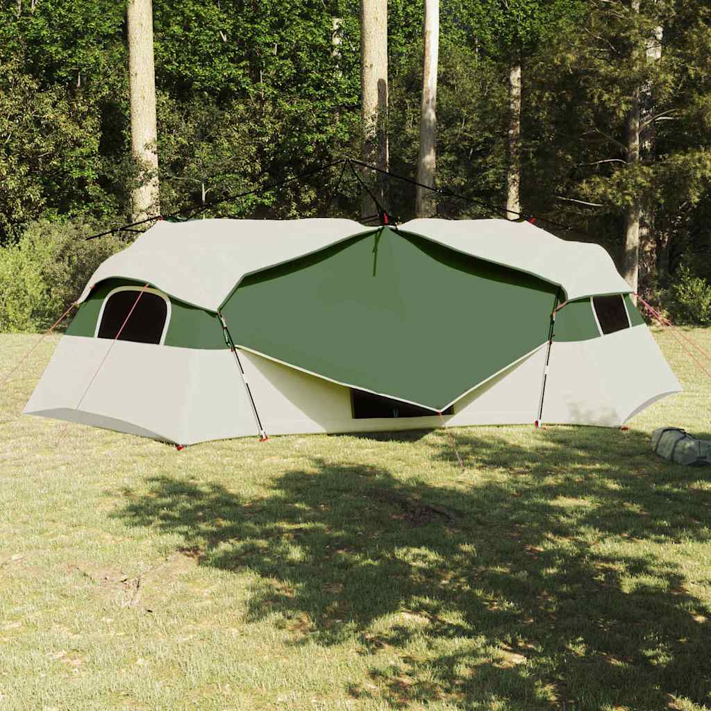 Vidaxx tente intérieure avec toit avec rangement vert 520 x 520 x 190 cm taffetas