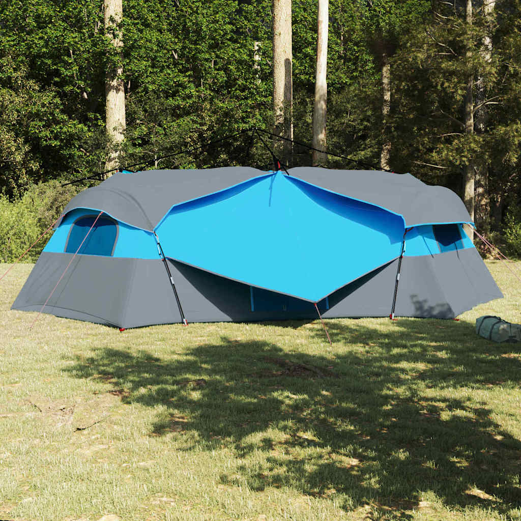 VidaXL tente intérieure avec toit avec rangement bleu 520 x 520 x 190 cm taffetas